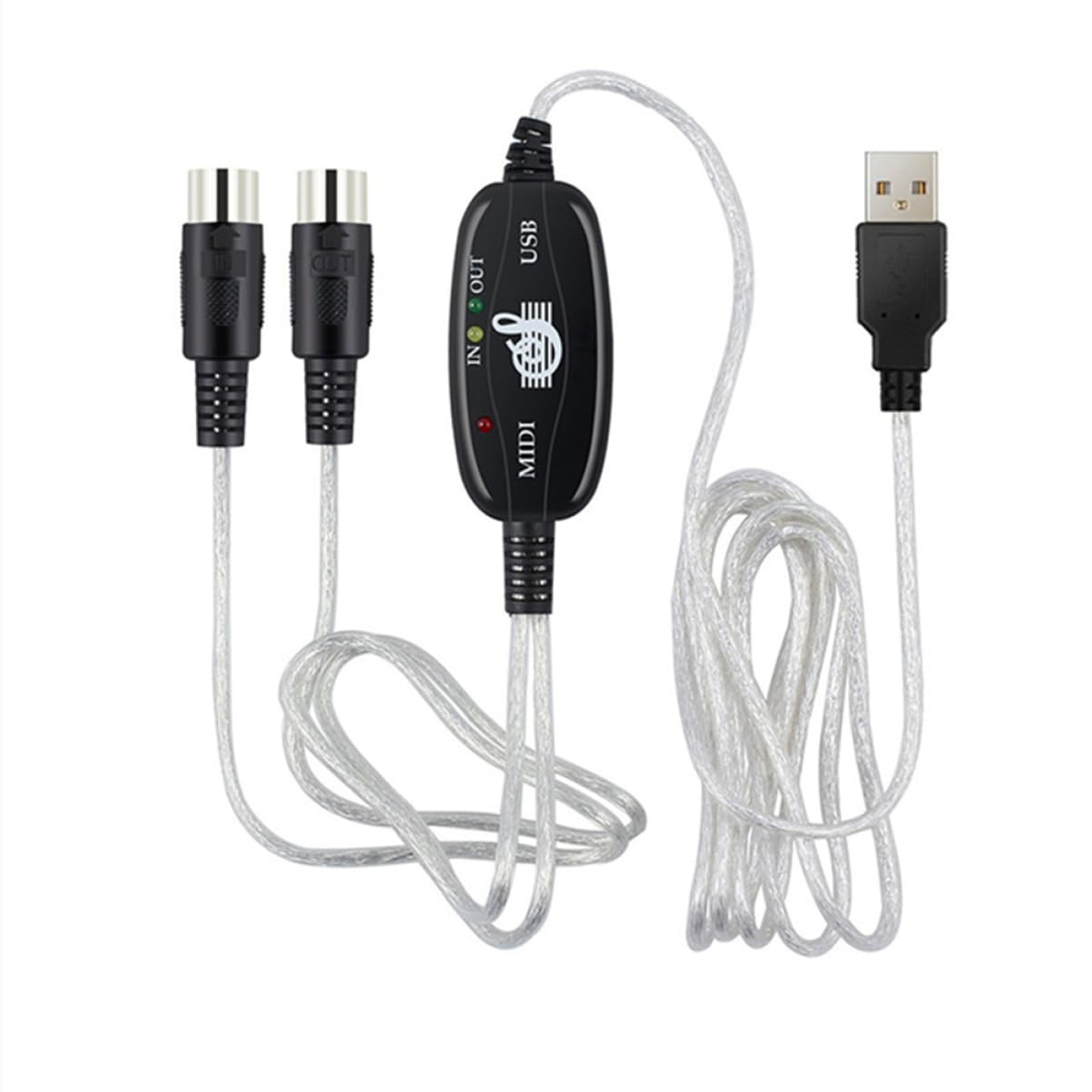 Amazon.com: SUPVOX Midi to USB in- Out Cable Midi Interface USB to